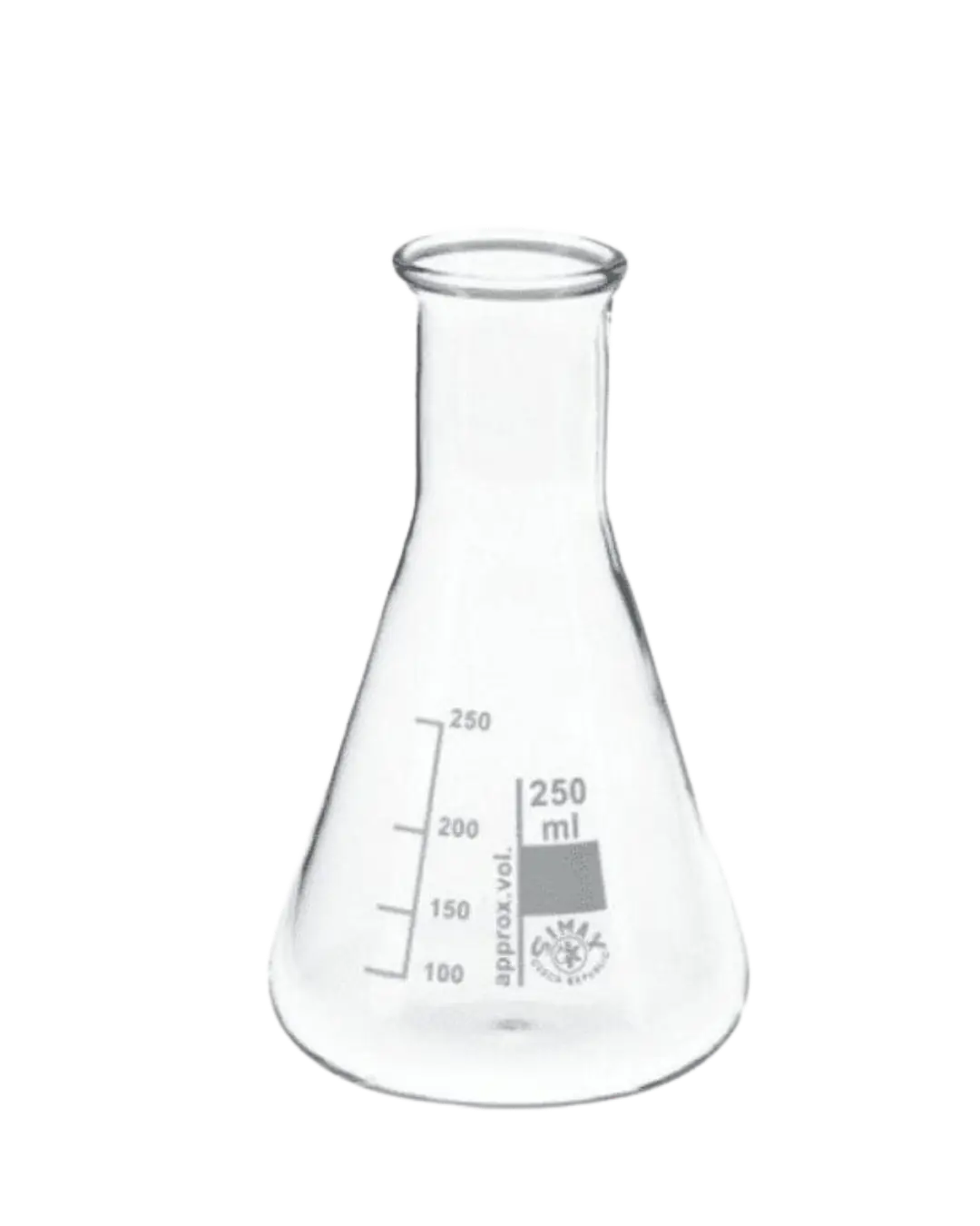Erlenmeyer de laboratorio
