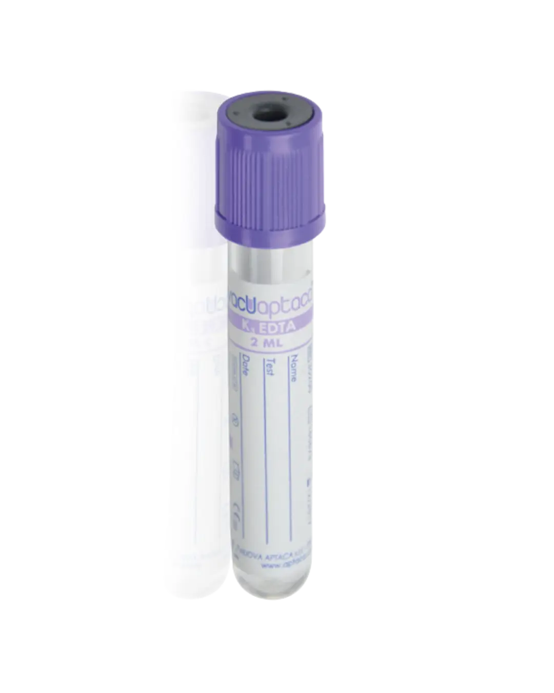 Tubo de hematología K3 EDTA